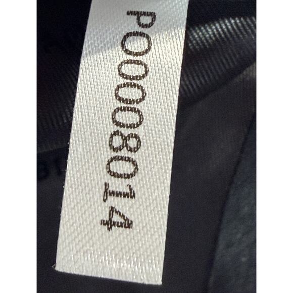 Anine Bing Camden Jacket Black and Grey Check Sz Sm Boss Faux Leather Trim NWT - Picture 9 of 15